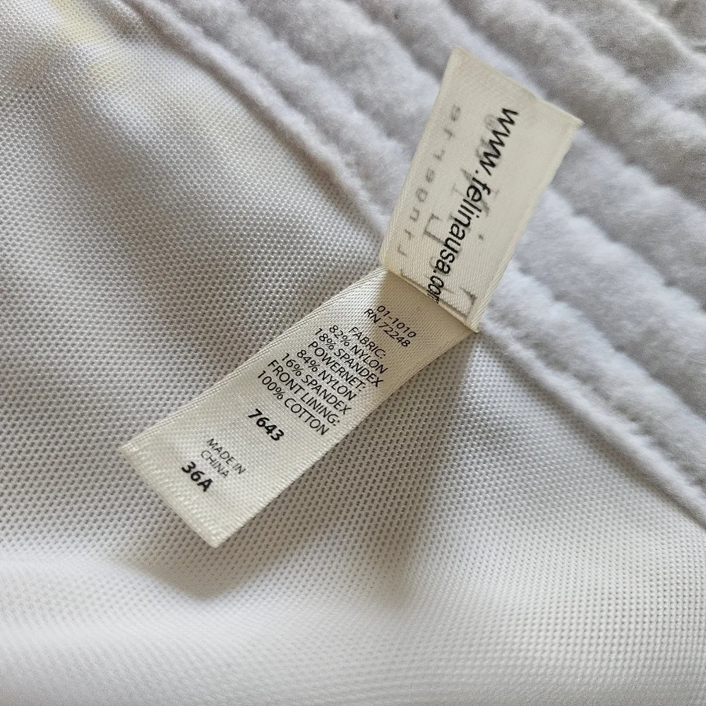 White Strapless Bustier Top BRIDAL - Picture 7 of 9